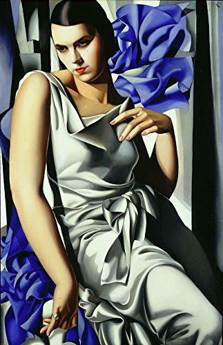Berkin Arts Tamara De Lempicka Giclee Imprimir en Lienzo-Pinturas Famosas Arte Fino Póster-Reproducción Decoración de Pared(Madre Superior) Tamaño Grande 80cm x 51.6cm