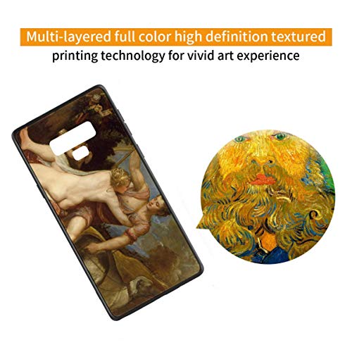 Berkin Arts Tiziano Vecellio para Samsung Galaxy Note 9/Caja del teléfono Celular de Arte/Impresión Giclee UV en la Cubierta del móvil(Venere e Adone)