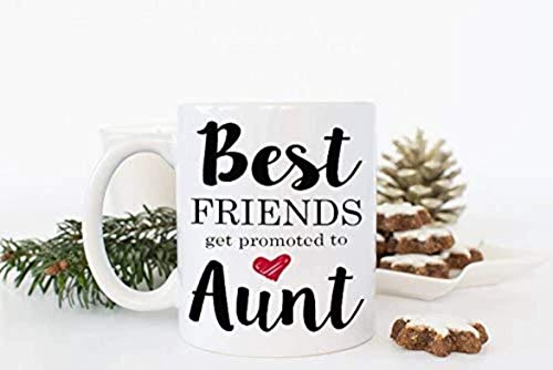 Best Friends Baby promocionado a tía Coffee Mug Taza personalizada de regalo para bebés s Para Best Friends Mug s For Her Going To A Aunt Friendship Gifts