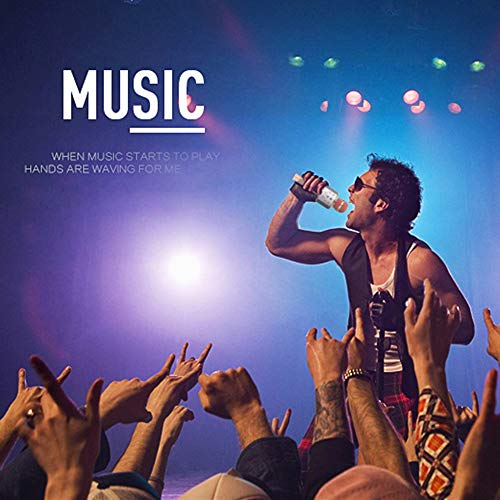 BETECK Micrófono Inalámbrico Karaoke Bluetooth Grabación Reproductor de KTV Portátil y Cantar de Mano Compatible con iPhone Android Smartphone iPad PC