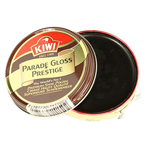 Betún color marrón en lata de 50 ml, de Kiwi