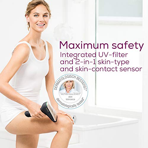 Beurer IPL Velvet Skin Pro - Depiladora de vello con batería recargable y tecnología IPL, para cuerpo, cara, zona del bikini, con aplicación, color negro