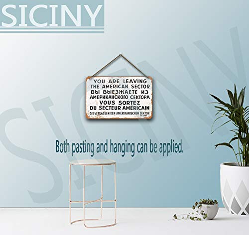 Beware of Hippo Decoración Metal Wall Art Theatre Carteles para Chicos Snack Bar Carteles de Chapa 12 X 8 in