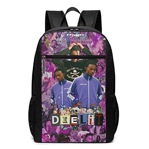 BGKO Playboy Carti Die Lit - Mochila de 17 Pulgadas para portátil, Hombro Ajustable, Viajes de Negocios, Escuela