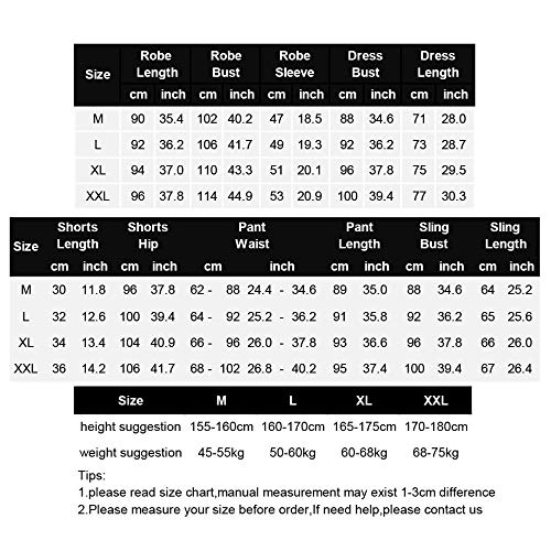 B/H Albornoz Largo con Cinturón Hotel,Pijama de Seda de Hielo de Cuatro Piezas, Pijama Sexy, Faldas Colgantes, Pijama-Cosmetics_XL