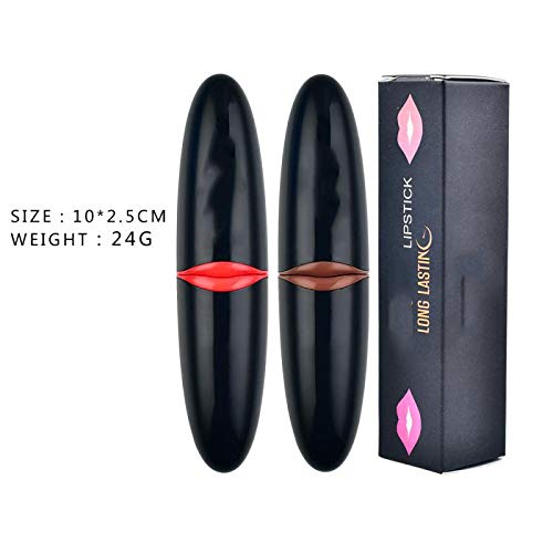 BHUJYG 8 Color Mate de Terciopelo líquido hidratante Labial Brillo de Labios de Larga duración del Maquillaje a Prueba de Agua Desnuda Bálsamo Labial cosmético,02