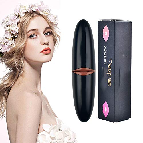 BHUJYG 8 Color Mate de Terciopelo líquido hidratante Labial Brillo de Labios de Larga duración del Maquillaje a Prueba de Agua Desnuda Bálsamo Labial cosmético,02