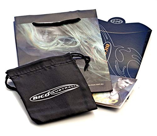 Bico Pentagrama Pendiente (B11 Negro) - ahuyenta el Mal, símbolo de la Bruja Blanca - Metal y Resina de Color Calle Tribal Joyeria