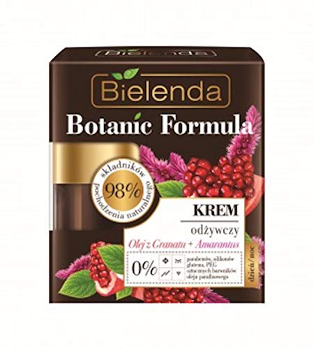Bielenda Fórmula botánica nutritiva crema facial granada aceite y amaranto 50 ml