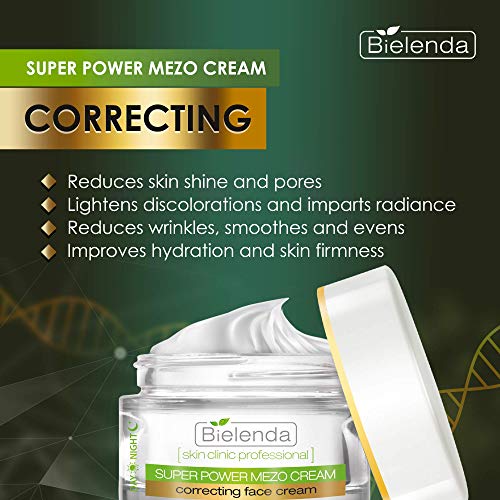 Bielenda Skin Clinic, Mascarilla exfoliante y limpiadora para la cara (Día, Noche) - 1 unidad
