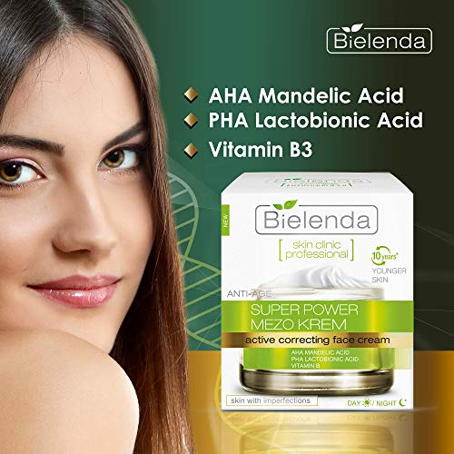 Bielenda Skin Clinic, Mascarilla exfoliante y limpiadora para la cara (Día, Noche) - 1 unidad
