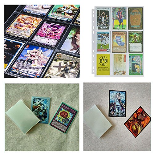 BigLion Trading Card Sleeves Collectors Albumes para Jugar y Coleccionar Pokemon 60 Hojas de 9 Bolsillos