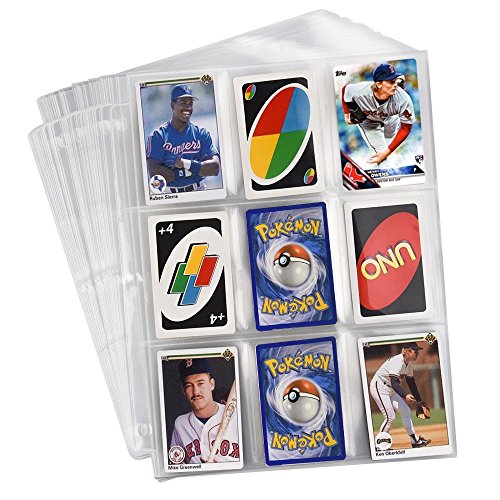 BigLion Trading Card Sleeves Collectors Albumes para Jugar y Coleccionar Pokemon 60 Hojas de 9 Bolsillos