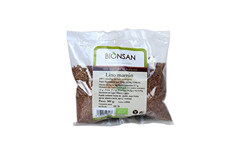 Bionsan Lino Marrón Ecologico 300 gr - 6 bolsas de 300 gr - Total: 1800 gr