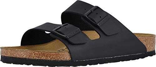 Birkenstock 051791 - Sandalias con hebilla unisex, Negro, 39 (normal)