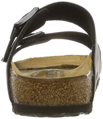 Birkenstock 51793 - Sandalias con hebilla unisex, Negro, 39 (estrecho)