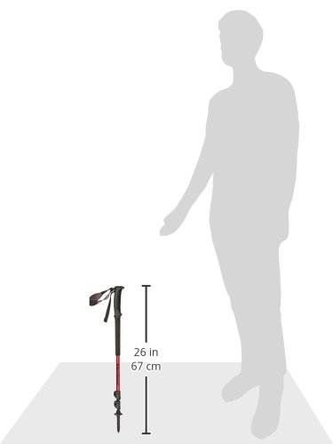 Black Diamond Trail Back Bastón de Senderismo, Unisex Adulto, Negro, 63.5/140 cm