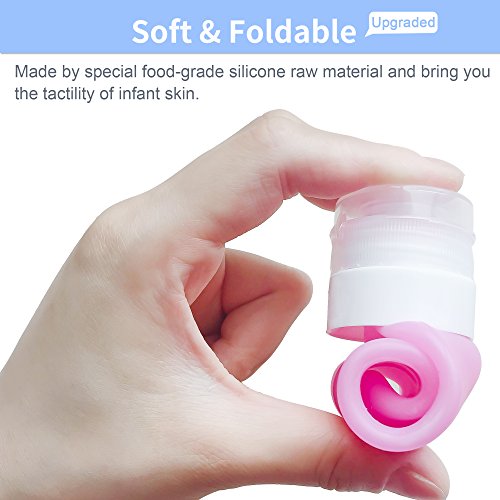 Blackace Botellas de Viaje de Silicona, Botes Viaje Contenedor de Viaje a Prueba de Fugas BPA-Free TSA Approved, Kit de Viaje Portátiles para Champú y Artículos de Tocador