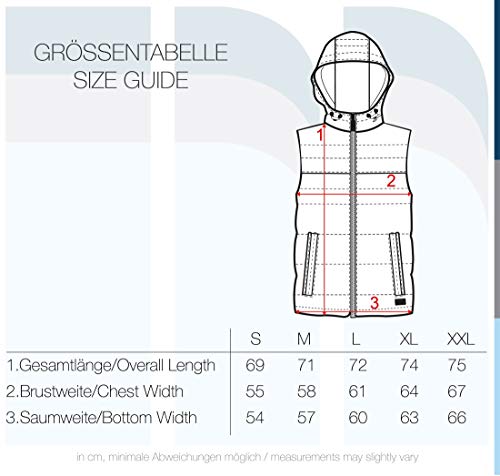 BLEND Nil - Chalecos para Hombre, tamaño:L, color:Navy (70230)