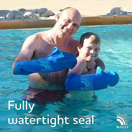 Bloccs Protector de escayola impermeable brazo entero para adulto, Blue (P6372)