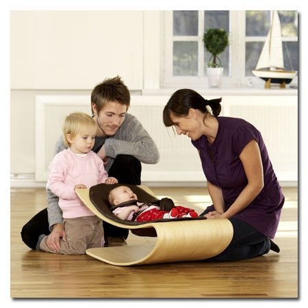 Bloom Coco Baby Lounger, balancín natural blanco