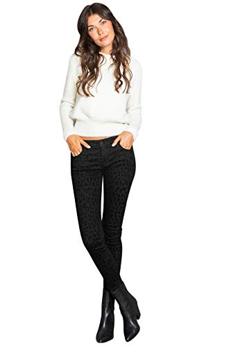 Blue Fire Co Alicia Skinny FIT Jeans Flock - Pantalones Vaqueros para Mujer Velvet Leo 29W x 30L
