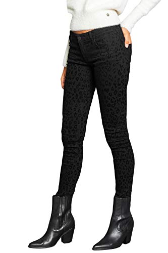 Blue Fire Co Alicia Skinny FIT Jeans Flock - Pantalones Vaqueros para Mujer Velvet Leo 29W x 30L