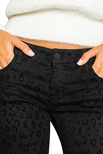 Blue Fire Co Alicia Skinny FIT Jeans Flock - Pantalones Vaqueros para Mujer Velvet Leo 29W x 30L