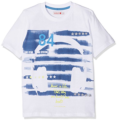 boboli 503019-1100 Camiseta, Blanco, 6 años para Niños