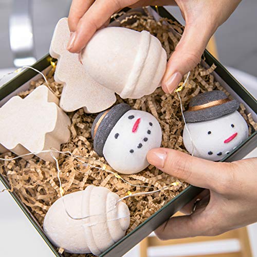 Body & Earth Set de Bombas de Baño para Navidad，Set de Regalo de 6 Piezas, Bolas de Baño, Set de Baño y Ducha, Set Vacaciones a Lavanda, Rosa y Vainilla