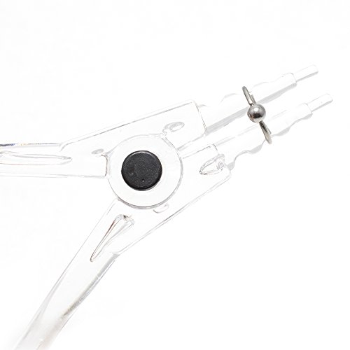 BodyJewelryonline Adultos en cautividad Grano 4pc Acero quirúrgico Aros y Anillo abridor Nariz Barriga ceja Tragus Labio Oreja pezón 14G 11mm