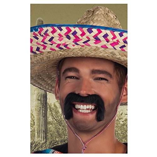Boland 01807 - bigote mexicanos, un tamaño, negro