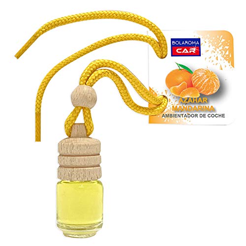 BOLAROMA ambientador Coche Botella 4,5 ml Fragancia azahar Mandarina