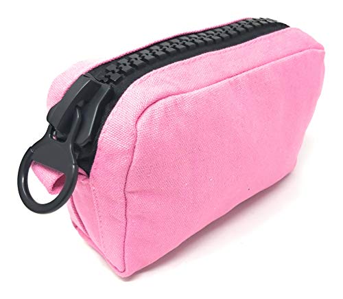 Bolsa de Aseo Mujer Neceser Mujer Moda Zipper Original 15cm x 10 cm x 15 cm (Pink Zip)