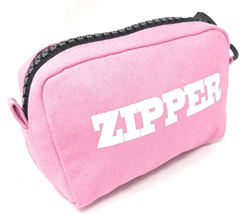 Bolsa de Aseo Mujer Neceser Mujer Moda Zipper Original 15cm x 10 cm x 15 cm (Pink Zip)