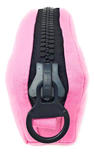 Bolsa de Aseo Mujer Neceser Mujer Moda Zipper Original 15cm x 10 cm x 15 cm (Pink Zip)