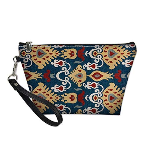 Bolsa de cosméticos Maquillaje Organizador Bolsa Estuche de belleza Caja Pintura tribal Impresión Cosmética Viaje Muti-función Bolsa portátil C