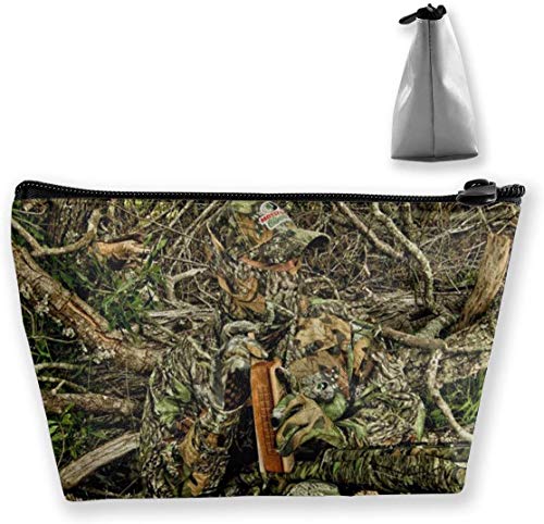 Bolsa de Maquillaje Bolsa de artículos de tocador Bolsa de cosméticos con Patrones de Fiesta de Caza de Bosque de Camuflaje de Caza