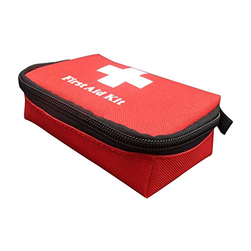 Bolsa de supervivencia de emergencia Kit de primeros auxilios de la familia Mini Kits de viaje deportivos portátiles Bolsa de bolsa médica para el hogar Bolsa de rescate al aire libre (Rojo) ESjasnyfa