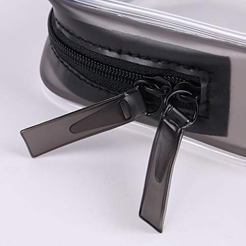 Bolsas de Aseo 4 en 1 Bolsas y Estuches de Maquillaje de Regalo Bolsa de plástico Bolsa de Viaje de PVC Transparente Cepillos Organizador para Hombres y Mujeres Viajes de Negocios Baño 4 pcs