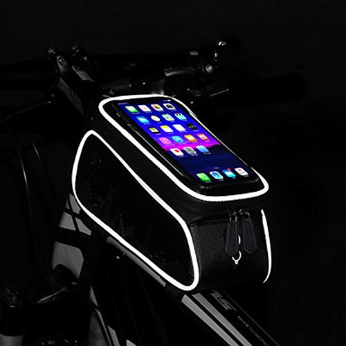 Bolsas para cuadros de bicicleta Marco de almacenamiento de bicicletas bolsa delantera de la bici universal bolso de la bicicleta de ciclo con el soporte for teléfono celular Para hasta teléfonos inte