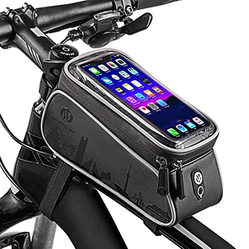 Bolsas para cuadros de bicicleta Marco de almacenamiento de bicicletas bolsa delantera de la bici universal bolso de la bicicleta de ciclo con el soporte for teléfono celular Para hasta teléfonos inte