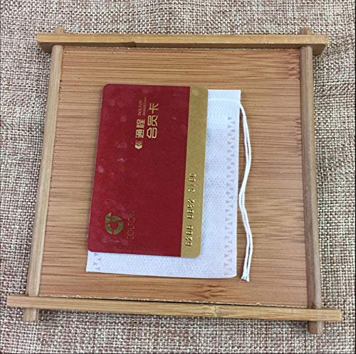 Bolsitas de té 500pcs bolsa de té vacía de 7 x 9 cm con cordón de curación - Pack: 10x12 cm/papel de filtro 1000 piezas