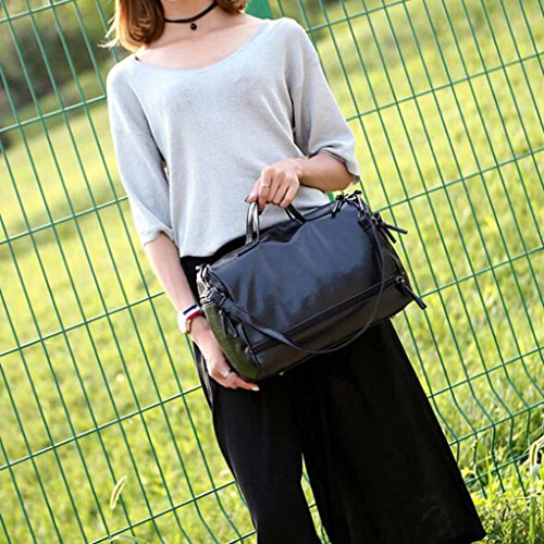 Bolso Bandolera Mujer Grande de Piel Bolsos de Hombro Colores para Niña por ESAILQ YH