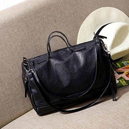 Bolso Bandolera Mujer Grande de Piel Bolsos de Hombro Colores para Niña por ESAILQ YH