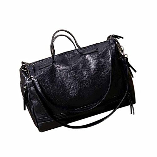 Bolso Bandolera Mujer Grande de Piel Bolsos de Hombro Colores para Niña por ESAILQ YH