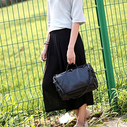 Bolso Bandolera Mujer Grande de Piel Bolsos de Hombro Colores para Niña por ESAILQ YH