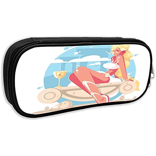 Bolso Bolso Bolso Arquero De Personaje Chica De Dibujos Animados Duende Estuche De Lápices Estuche Estacionario Maquillaje Bolsa De Cosméticos