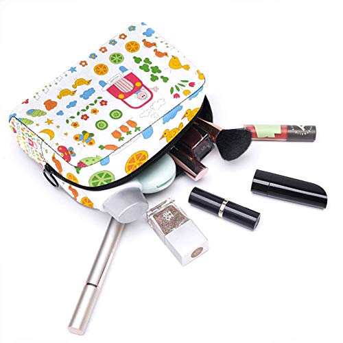 Bolso lindo del maquillaje del viaje del pollo de la historieta/bolso del embrague/bolso de cosmético/bolso del maquillaje/bolso del tocador