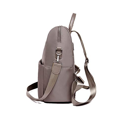 Bolso Mochila para Mujer Mochila de Moda Bola de Pelo Decoración Mochilas de Nylon Impermeables para Mujer Mochilas de Ciclismo Hidratación Ocio Viajes Compras Bolso portátil Ligero